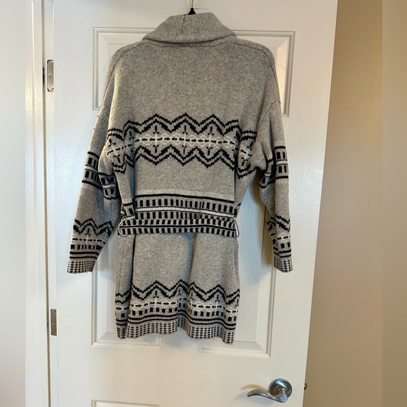 Thick cozy tie cardigan - Picture 5 of 7